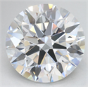 Lab Grown Diamond 5.33 Carats, Round with Excellent Cut, D Color, VVS1 Clarity and Certified by GIA