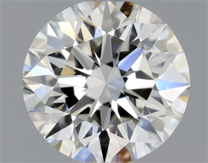 Picture of Natural Diamond 0.50 Carats, Round with Excellent Cut, I Color, VVS2 Clarity and Certified by GIA