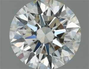 Picture of Natural Diamond 0.62 Carats, Round with Excellent Cut, K Color, VS1 Clarity and Certified by IGI