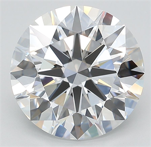 Picture of Lab Grown Diamond 5.05 Carats, Round with Ideal Cut, E Color, IF Clarity and Certified by IGI