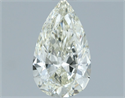 Natural Diamond 0.69 Carats, Pear with  Cut, I Color, VS1 Clarity and Certified by IGI