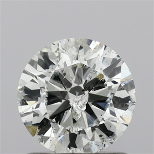 Picture of Natural Diamond 0.92 Carats, Round with Excellent Cut, I Color, I1 Clarity and Certified by IGI