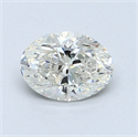 Diamante Natural 0.90 quilates, Ovalado , Color I, claridad SI2 y certificado GIA