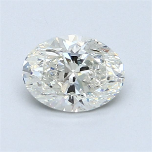 Foto Diamante Natural 0.90 quilates, Ovalado , Color I, claridad SI2 y certificado GIA de
