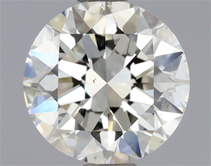 Picture of Natural Diamond 0.70 Carats, Round with Very Good Cut, J Color, SI1 Clarity and Certified by GIA
