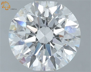 Picture of Lab Grown Diamond 1.17 Carats, Round with Ideal Cut, E Color, VS2 Clarity and Certified by IGI