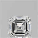 Diamante Natural 0.90 quilates, Asscher , Color F, claridad VVS2 y certificado GIA