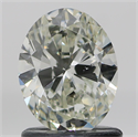 Natural Diamond 1.01 Carats, Oval with  Cut, K Color, SI2 Clarity and Certified by GIA