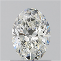 Natural Diamond 0.91 Carats, Oval with  Cut, G Color, VS1 Clarity and Certified by GIA