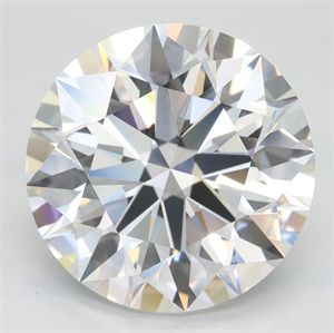Picture of Lab Grown Diamond 5.13 Carats, Round with Excellent Cut, D Color, IF Clarity and Certified by GIA