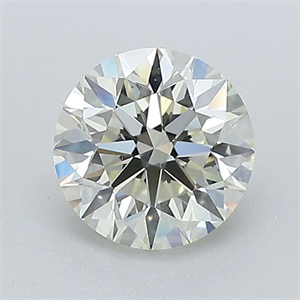 Picture of Natural Diamond 1.00 Carats, Round with Excellent Cut, L Color, VS2 Clarity and Certified by IGI