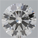 Lab Grown Diamond 6.55 Carats, Round with Ideal Cut, E Color, VVS2 Clarity and Certified by IGI