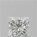 Natural Diamond 0.60 Carats, Princess with  Cut, G Color, VS1 Clarity and Certified by GIA