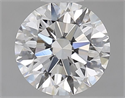 Diamante Natural 1.30 quilates, Redondo , Color E, claridad VVS2 y certificado GIA