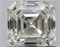 Natural Diamond 0.80 Carats, Asscher with  Cut, K Color, VS2 Clarity and Certified by GIA