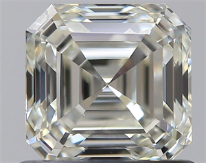 Picture of Natural Diamond 0.80 Carats, Asscher with  Cut, K Color, VS2 Clarity and Certified by GIA