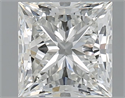 Natural Diamond 1.52 Carats, Princess with  Cut, I Color, VS2 Clarity and Certified by GIA