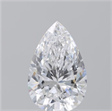 Natural Diamond 3.18 Carats, Pear with  Cut, D Color, FL Clarity and Certified by GIA