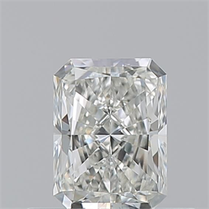 Picture of Natural Diamond 0.51 Carats, Radiant with  Cut, I Color, VS1 Clarity and Certified by GIA