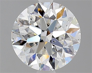 Picture of Natural Diamond 2.01 Carats, Round with Very Good Cut, F Color, SI1 Clarity and Certified by GIA