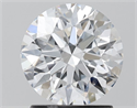 Del inventario de diamantes de laboratorio, 1.54 quilates, Redondo , Color G, claridad VVS1 y certificado IGI