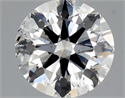Natural Diamond 1.70 Carats, Round with Excellent Cut, E Color, SI2 Clarity and Certified by GIA
