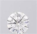 Lab Grown Diamond 1.07 Carats, Round with Ideal Cut, D Color, VVS1 Clarity and Certified by IGI