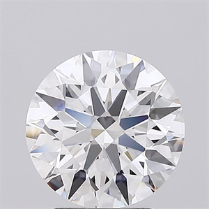 Picture of Lab Grown Diamond 2.45 Carats, Round with Ideal Cut, D Color, IF Clarity and Certified by IGI