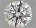 Lab Grown Diamond 2.81 Carats, Round with Excellent Cut, D Color, VVS1 Clarity and Certified by GIA