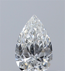 Picture of Natural Diamond 0.33 Carats, Pear with  Cut, G Color, VVS2 Clarity and Certified by GIA