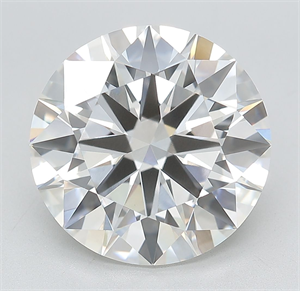 Picture of Lab Grown Diamond 8.05 Carats, Round with Ideal Cut, F Color, VVS2 Clarity and Certified by IGI