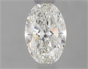 Diamante Natural 0.50 quilates, Ovalado , Color G, claridad SI1 y certificado GIA
