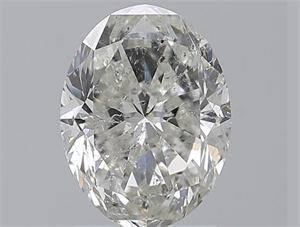 Foto Diamante Natural 1.52 quilates, Ovalado , Color H, claridad SI2 y certificado HRD de