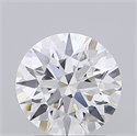 Lab Grown Diamond 1.55 Carats, Round with Ideal Cut, D Color, VVS2 Clarity and Certified by IGI