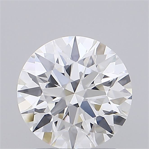 Picture of Lab Grown Diamond 1.55 Carats, Round with Ideal Cut, D Color, VVS2 Clarity and Certified by IGI