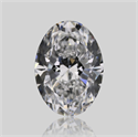 Diamante Natural 0.50 quilates, Ovalado , Color F, claridad IF y certificado GIA