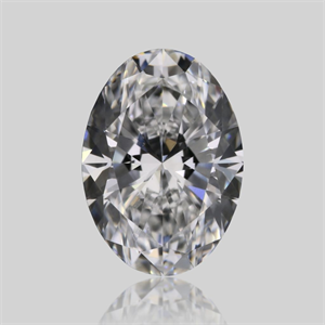 Foto Diamante Natural 0.50 quilates, Ovalado , Color F, claridad IF y certificado GIA de