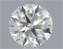 Diamante Natural 0.50 quilates, Redondo , Color J, claridad VVS2 y certificado GIA