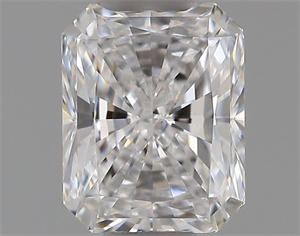 Picture of Natural Diamond 0.50 Carats, Radiant with  Cut, D Color, VVS2 Clarity and Certified by GIA