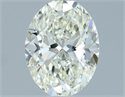 Diamante Natural 0.90 quilates, Ovalado , Color J, claridad VVS2 y certificado IGI