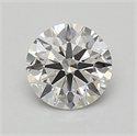 Lab Grown Diamond 0.90 Carats, Round with Ideal Cut, F Color, VS1 Clarity and Certified by IGI