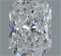 Natural Diamond 1.05 Carats, Radiant with  Cut, G Color, I1 Clarity and Certified by GIA