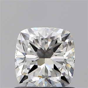 Foto Diamante Natural 0.74 quilates, Del cojín , Color F, claridad VVS1 y certificado GIA de