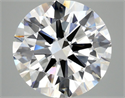 Lab Grown Diamond 6.20 Carats, Round with Ideal Cut, F Color, VS1 Clarity and Certified by IGI