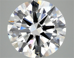Picture of Lab Grown Diamond 6.20 Carats, Round with Ideal Cut, F Color, VS1 Clarity and Certified by IGI