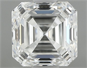 Diamante Natural 0.70 quilates, Asscher , Color F, claridad VS2 y certificado GIA