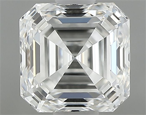 Foto Diamante Natural 0.70 quilates, Asscher , Color F, claridad VS2 y certificado GIA de