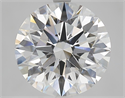 Lab Grown Diamond 5.06 Carats, Round with Ideal Cut, E Color, VVS1 Clarity and Certified by IGI