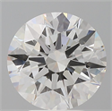 Lab Grown Diamond 4.09 Carats, Round with Ideal Cut, E Color, VVS2 Clarity and Certified by IGI