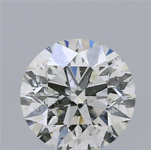 Picture of Natural Diamond 0.50 Carats, Round with Excellent Cut, G Color, SI2 Clarity and Certified by IGI